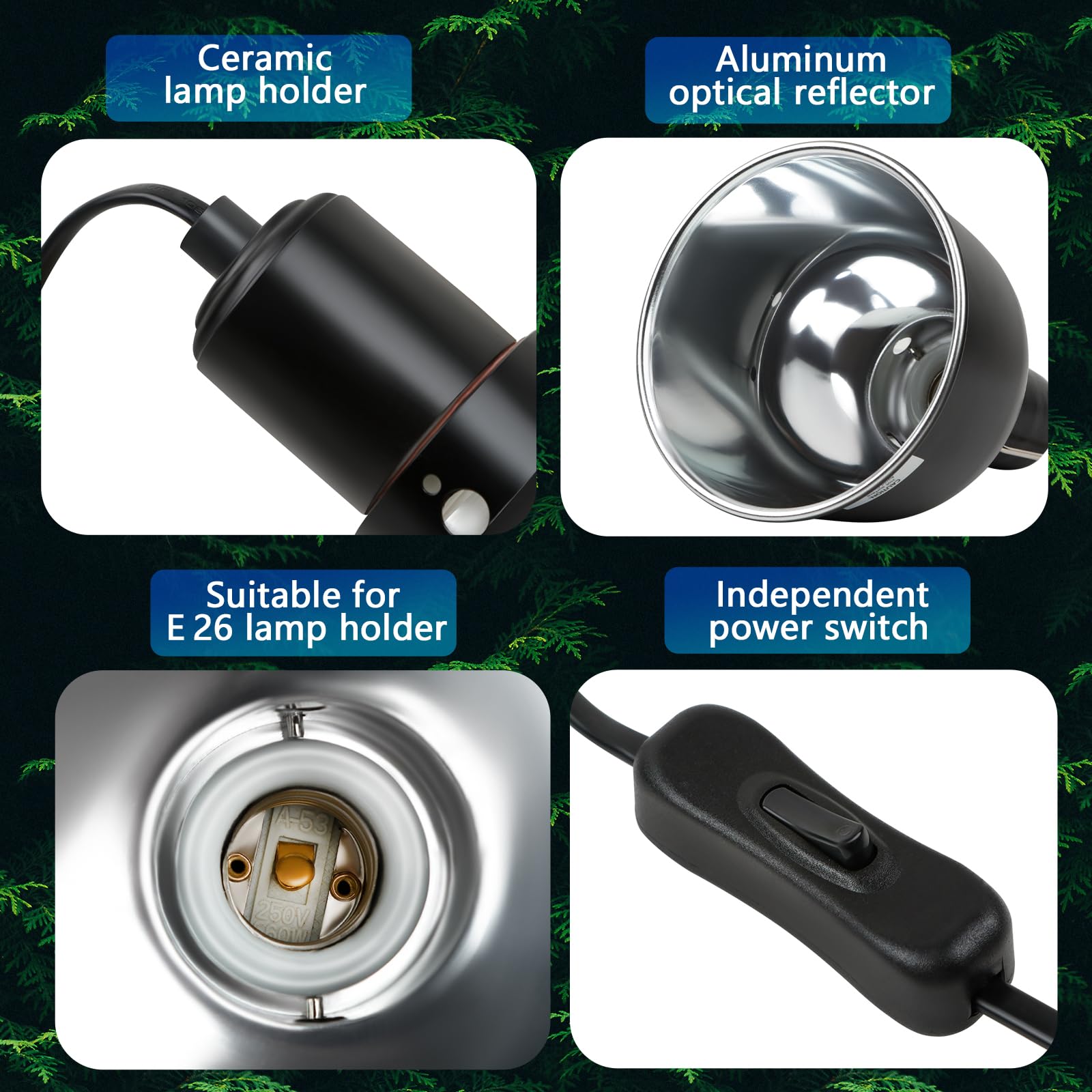 REPTI HOME dome-terrarium-placement enables precise heat and light positioning.