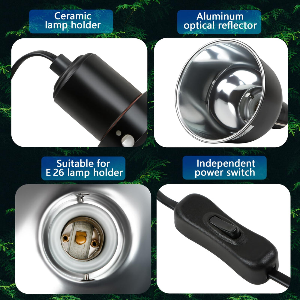 REPTI HOME dome-terrarium-placement enables precise heat and light positioning.