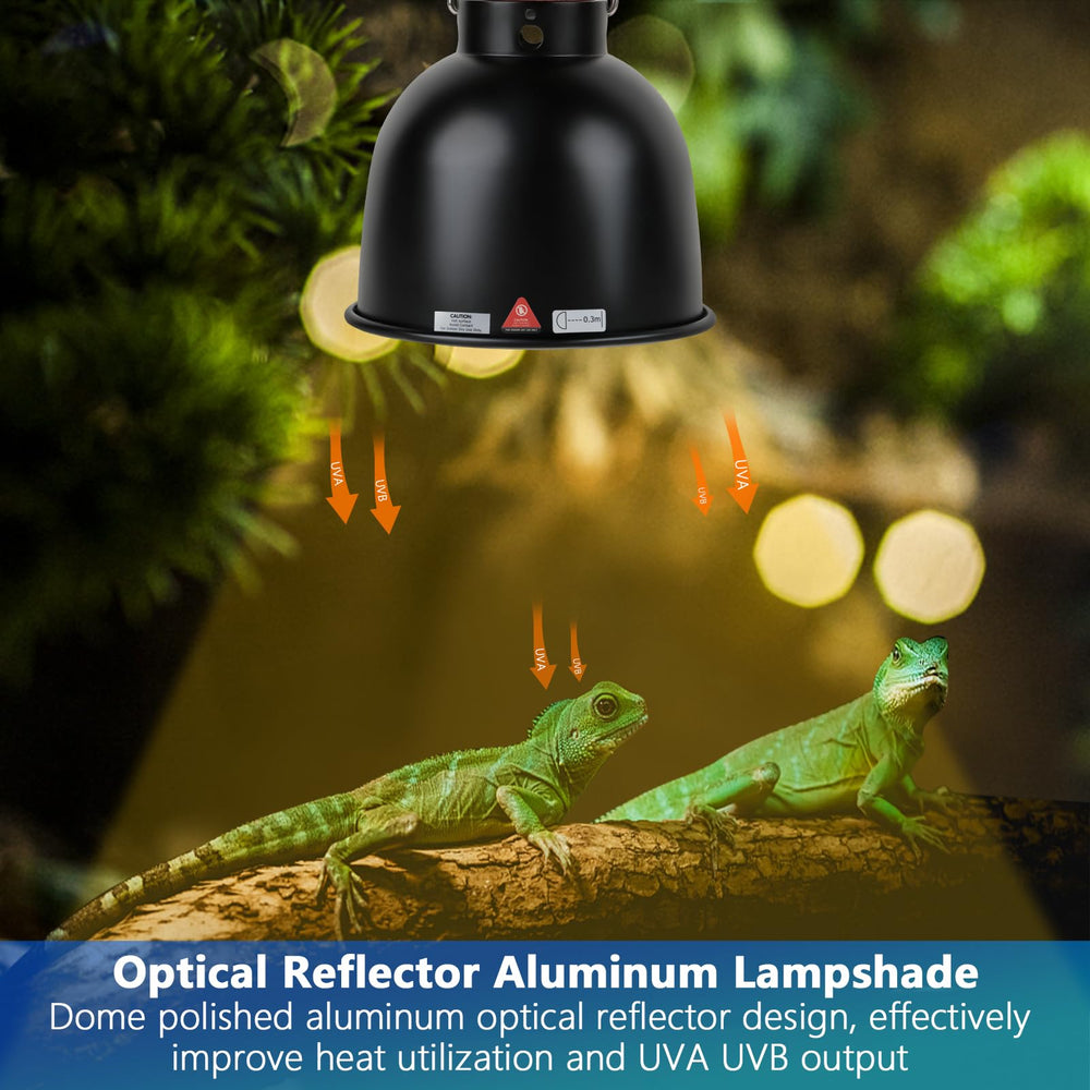REPTI HOME multiple-fixture-setup illustrates scalable lighting for complex terrariums.