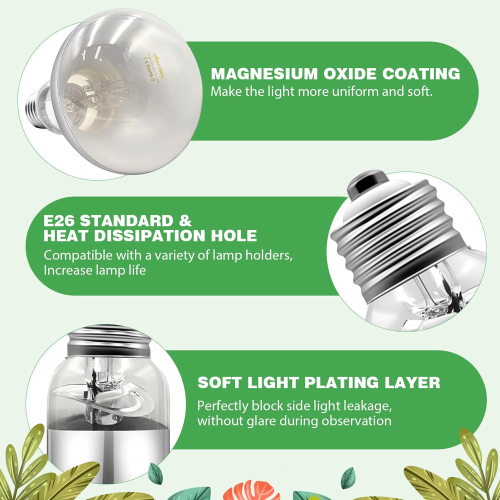 REPTI MATE turtle tortoise UVB heat lamp supports warmth and activity.