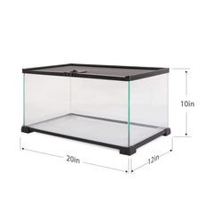 REPTI ZOO top view shows feeding hole for ventilation and light access
