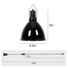 REPTI ZOO 2-in-1 hood demonstrates versatile light options for basking warmth.