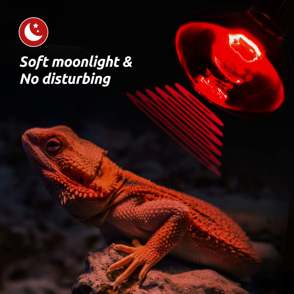 REPTI ZOO 24-hour heat source maintains stable enclosure warmth