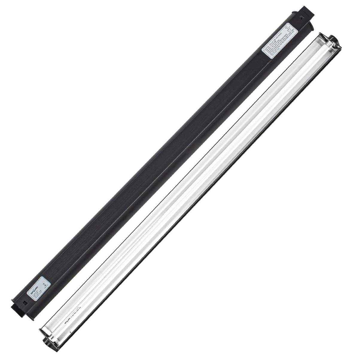 REPTI ZOO 39W T5 HO UVB kit lights a 34-inch terrarium for vibrant basking
