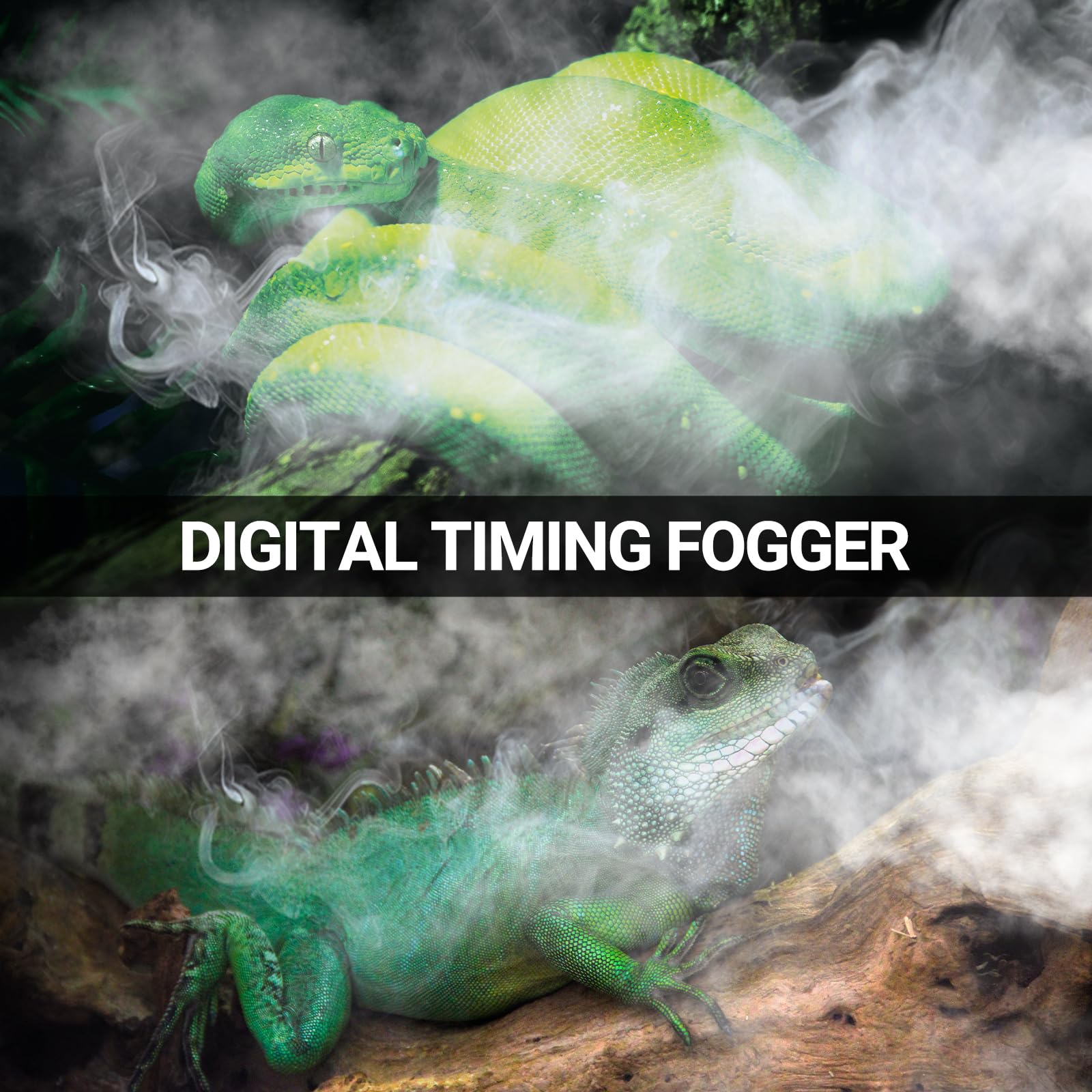 REPTI ZOO 4L timing control enables intermittent humidification