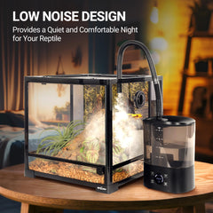 REPTI ZOO water tank access for convenient refills during maintenance
