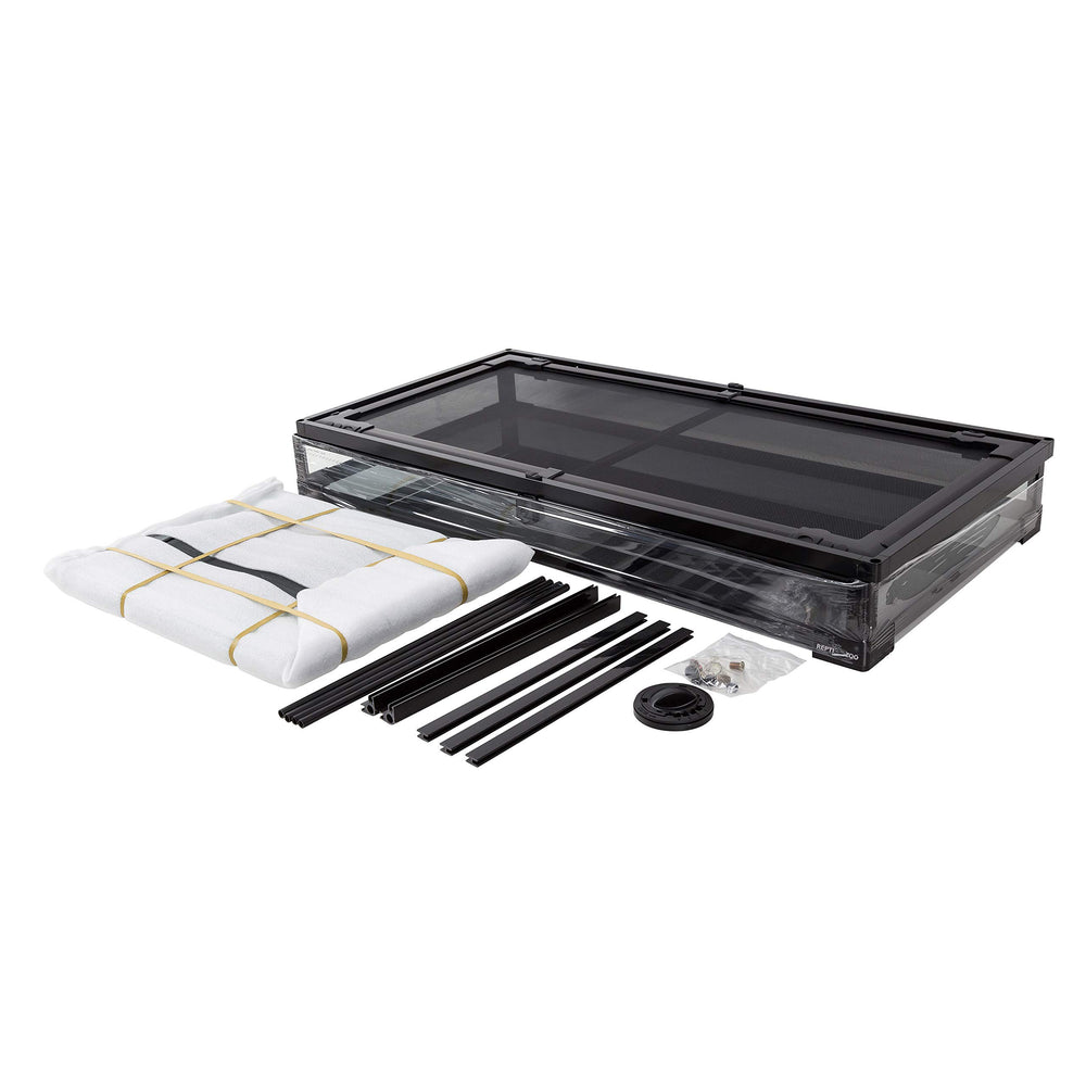 REPTI ZOO 50 gallon terrarium assembly in minutes with clear instructions