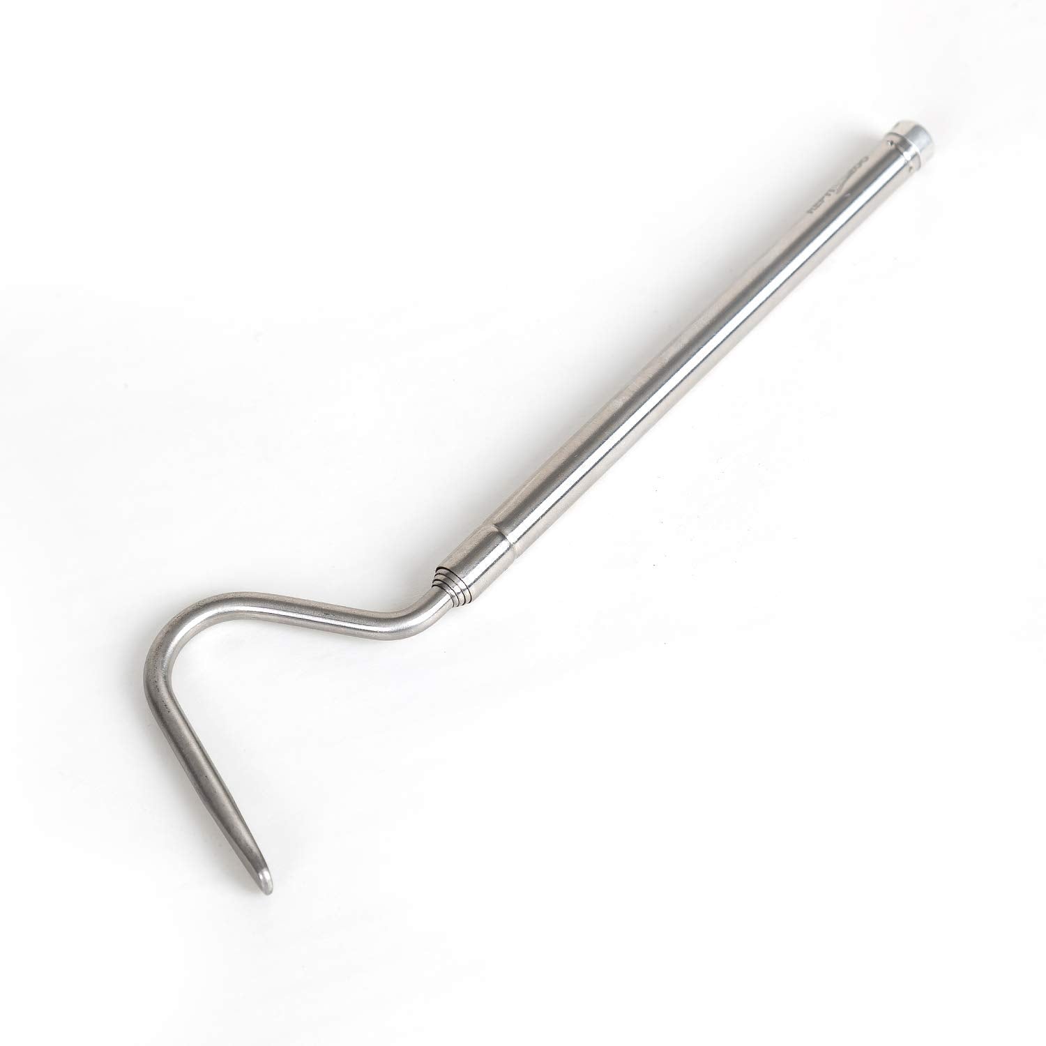 REPTI ZOO collapsible snake hook extended to 7.8 inches for pocket carry.