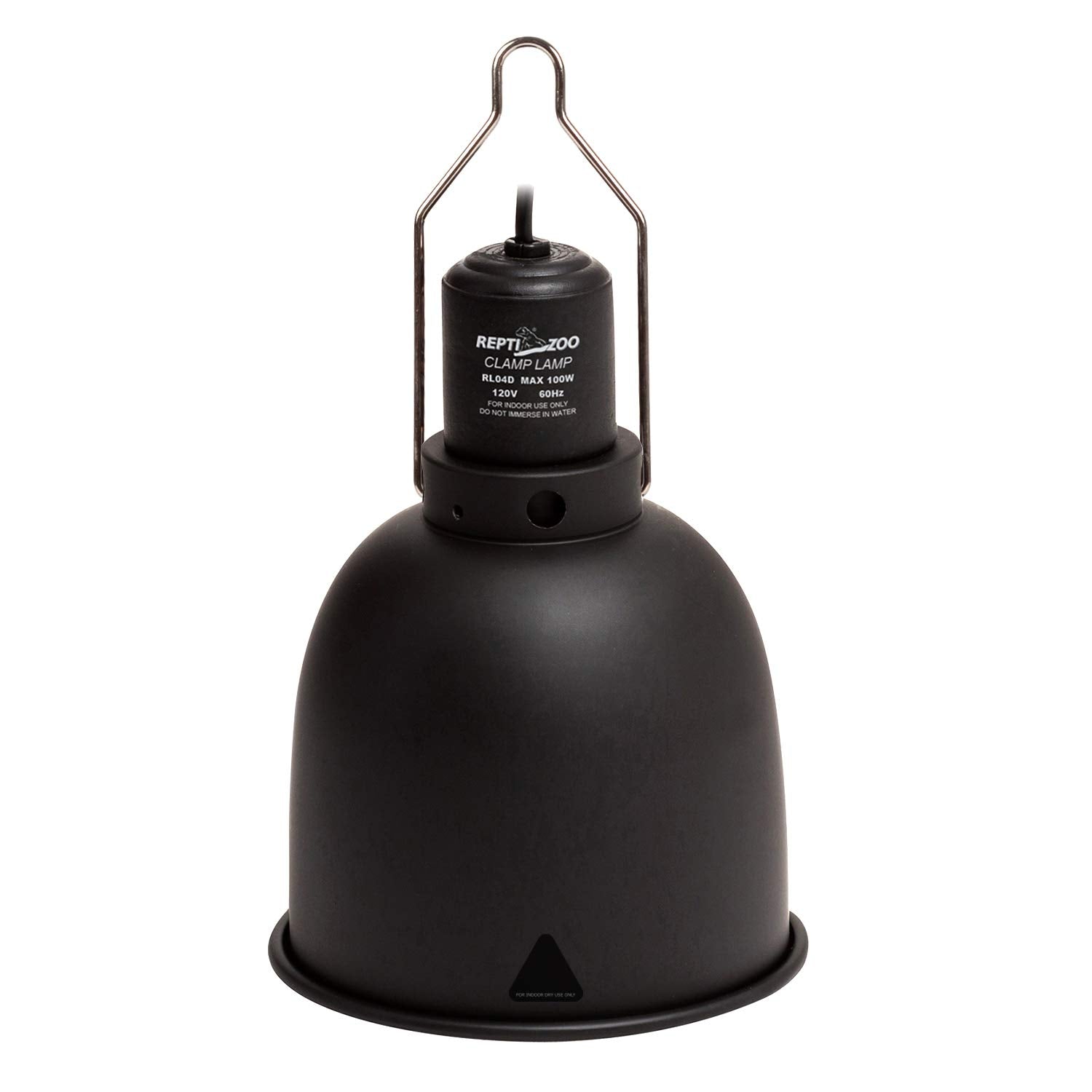 REPTI ZOO deep-dome lamp cap assembly for compact terrariums with easy installation.