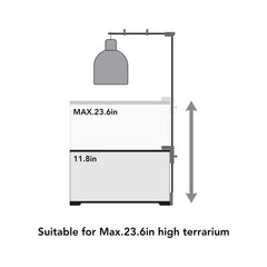 REPTI ZOO compatibility with various domes for flexible setups