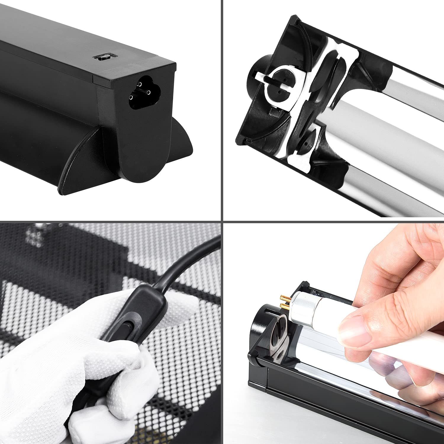 REPTI ZOO electronic ballast enables rapid start and efficient performance