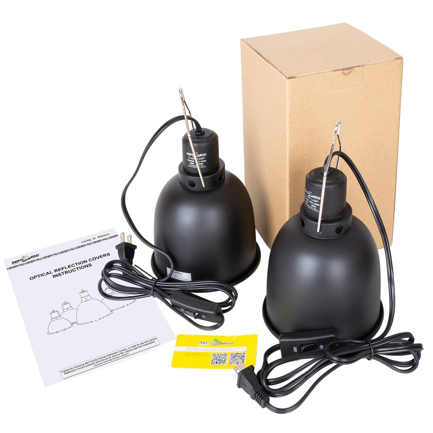 REPTI ZOO hanging hook mounting enables easy installation.