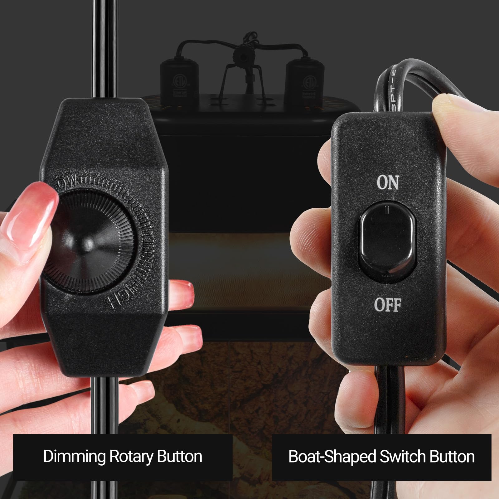 REPTI ZOO High-temperature indicator alerts when heat gets too high.
