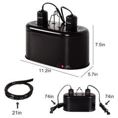REPTI ZOO infrared basking spot lamp delivering gentle warmth without disturbing activity.