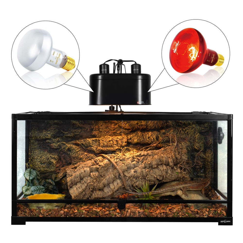 REPTI ZOO long-life bulbs offer 2000–3000 hours of dependable operation.