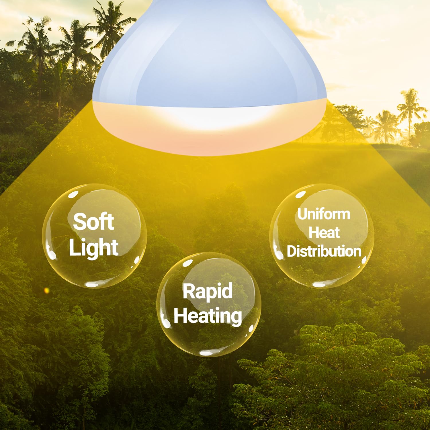 REPTI ZOO naturalistic light output for bright terrarium lighting