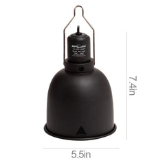 REPTI ZOO optical reflection shade closeup highlights efficient basking light.