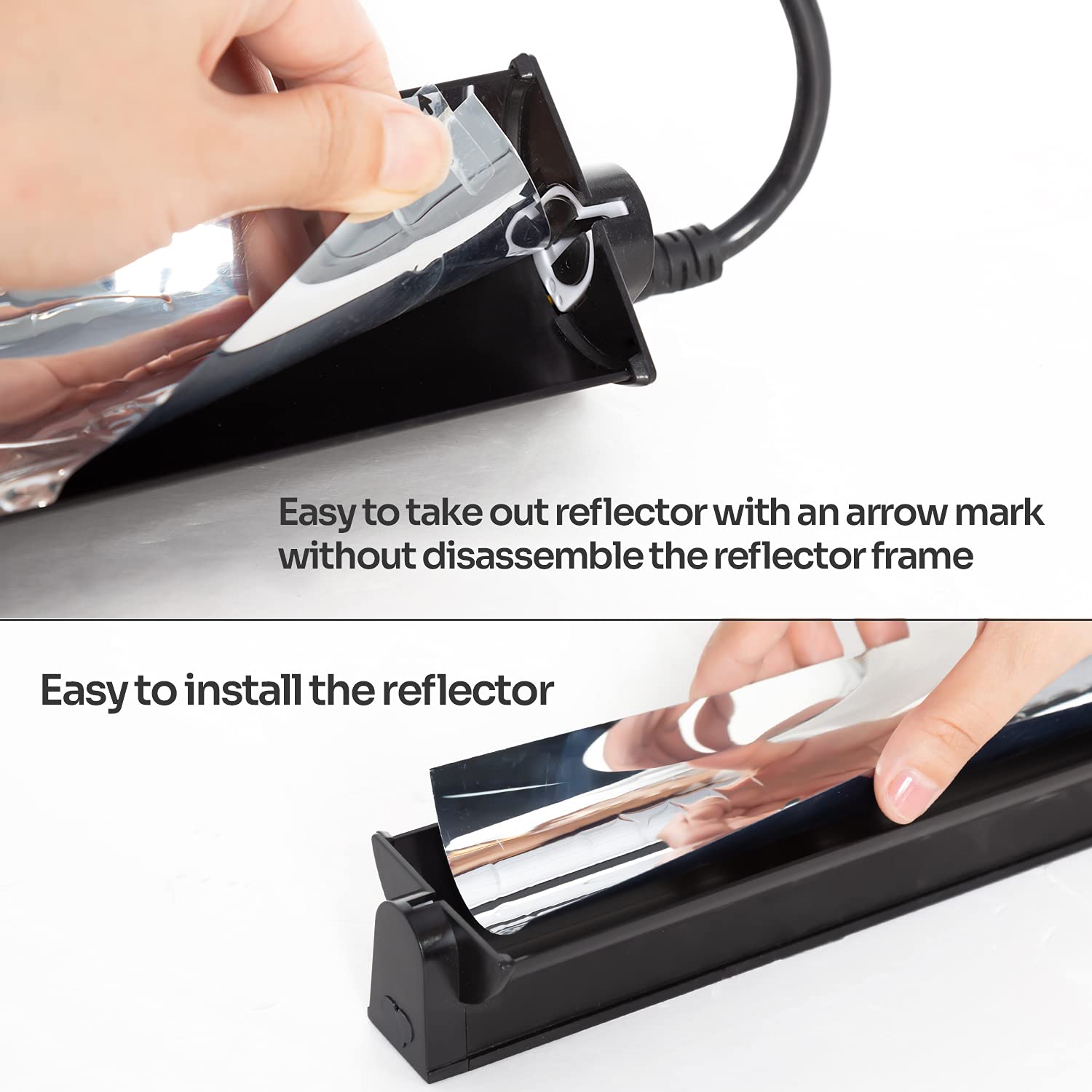 REPTI ZOO removable power cable with on/off switch