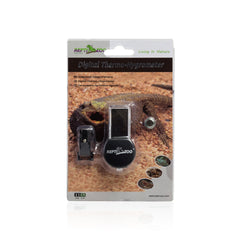 REPTI ZOO suction cup mount on glass enables flexible terrarium placement.