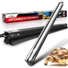 REPTI ZOO switchable UVB light desert mode supports daylight cycles and calcium absorption