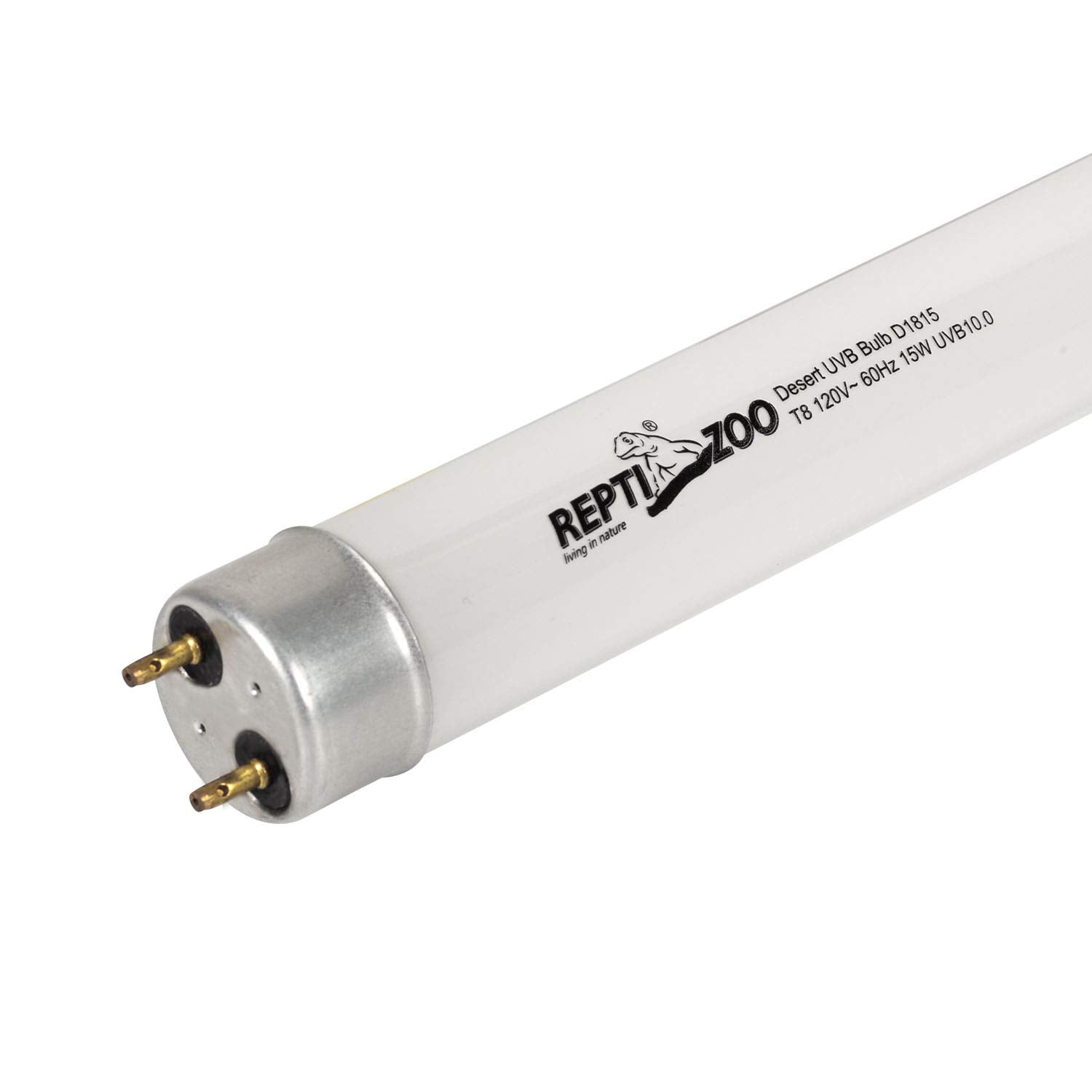 REPTI ZOO T8 sun UVB lamp installed in enclosure may boost reptile activity.