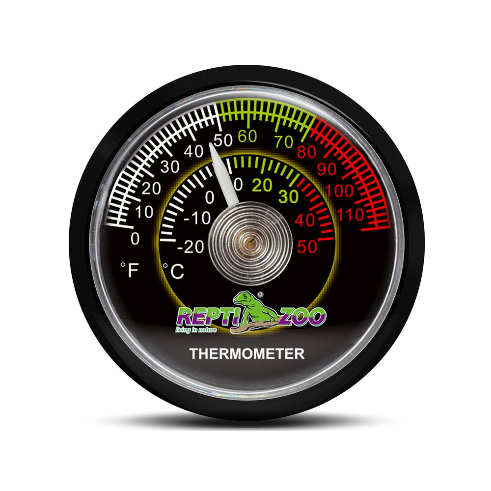 REPTI ZOO terrarium thermometer dial face for precise habitat readings
