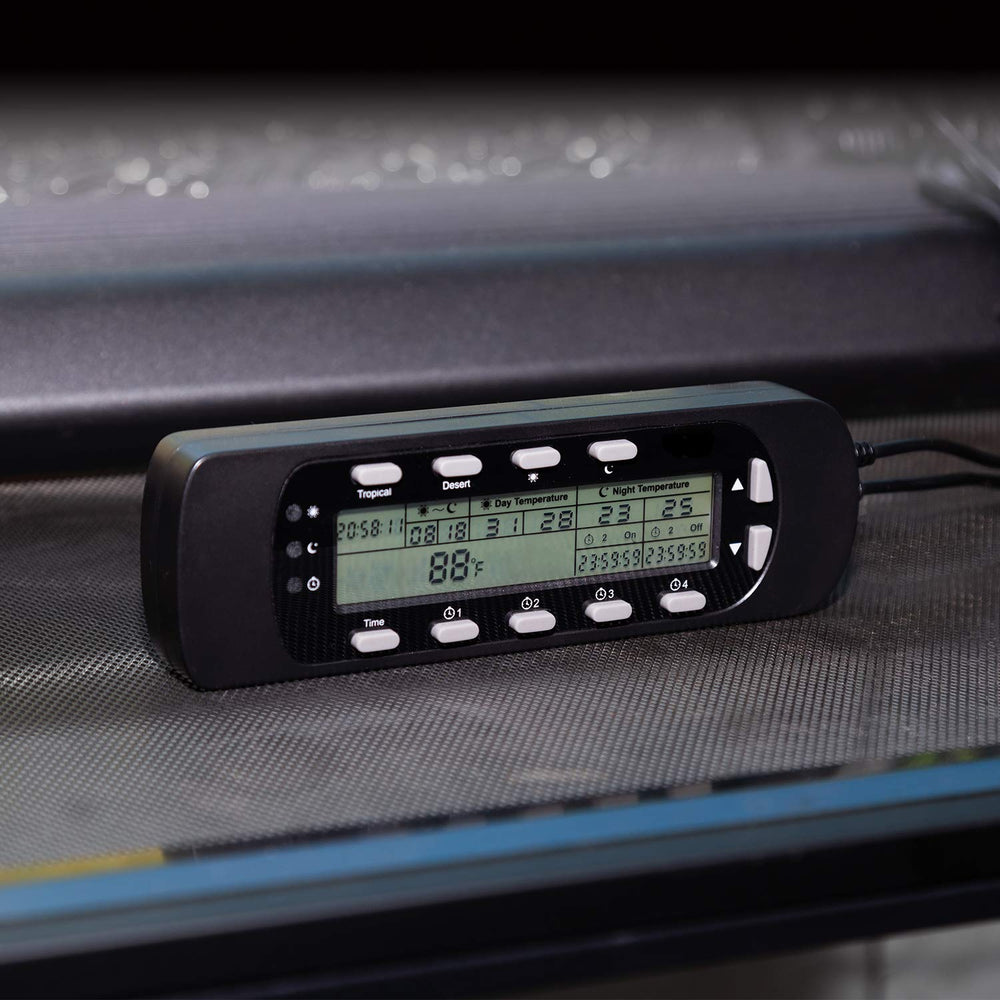 REPTI ZOO THC16 LCD full-view panel shows clear readings.