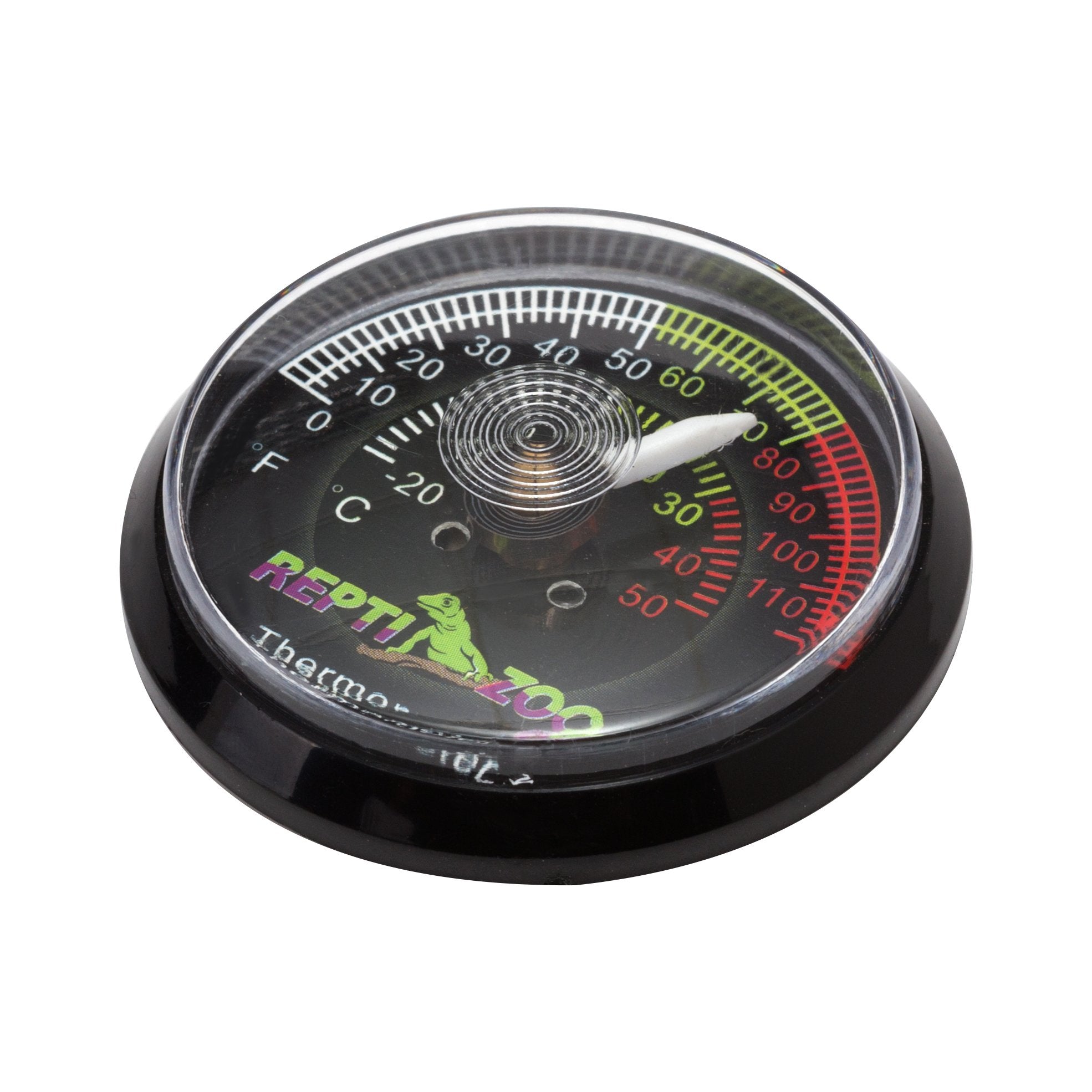 REPTI ZOO thermometer color segments displayed for quick at-a-glance readouts