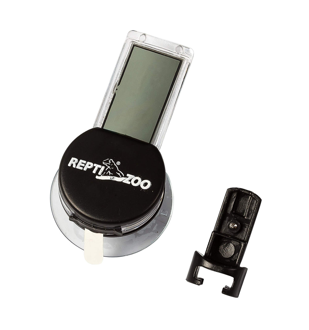REPTI ZOO thermometer-hygrometer two batteries included for extended use