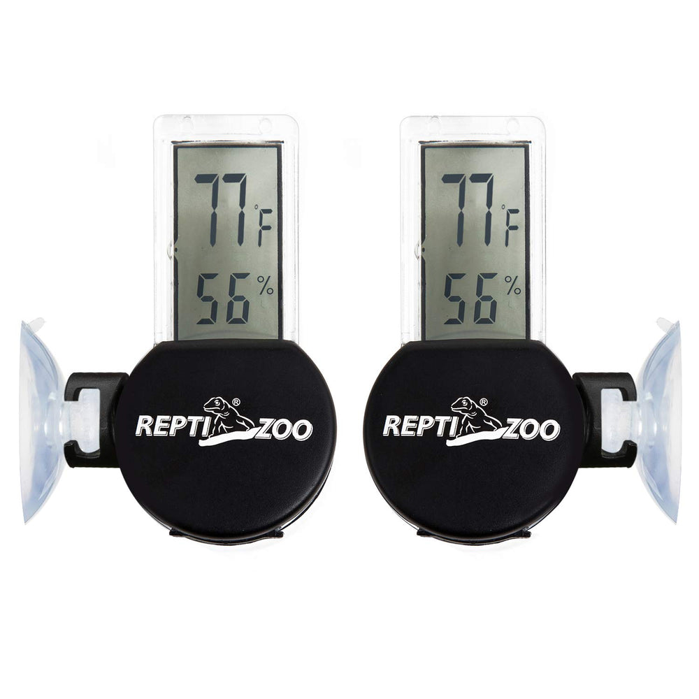 REPTI ZOO thermometer-hygrometer digital display easy-to-read terrarium metrics