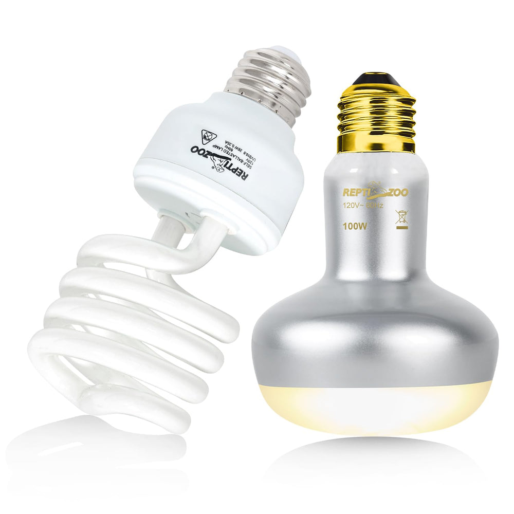 REPTI ZOO 26W UVB bulb delivers essential UVB for natural behaviors.
