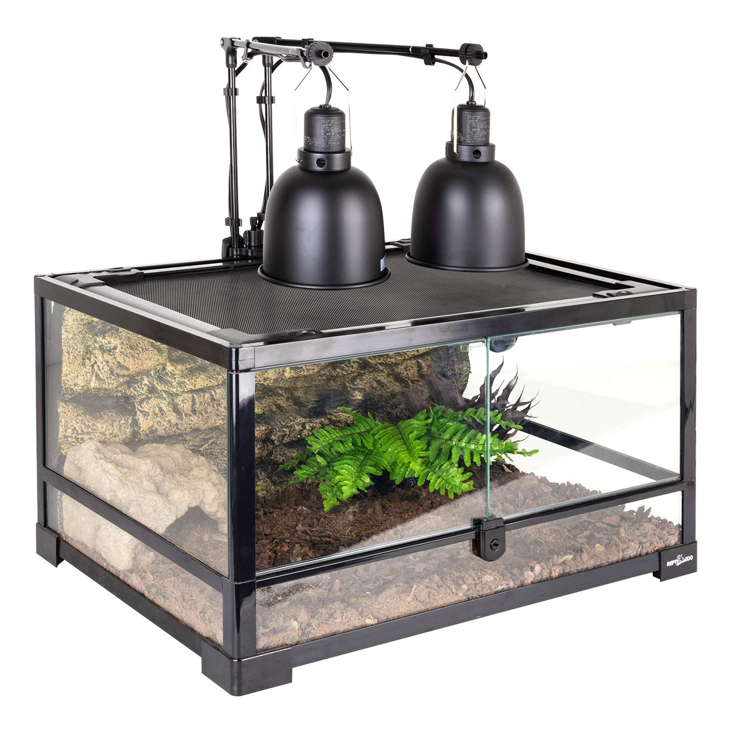 REPTI ZOO UVB UVA compatibility supports reptile lighting setups.