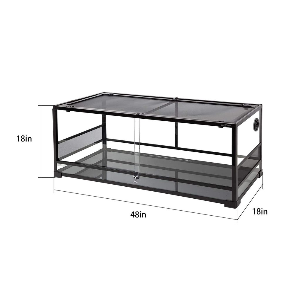 REPTI ZOO wires and tubing closable inlets for tidy cable management