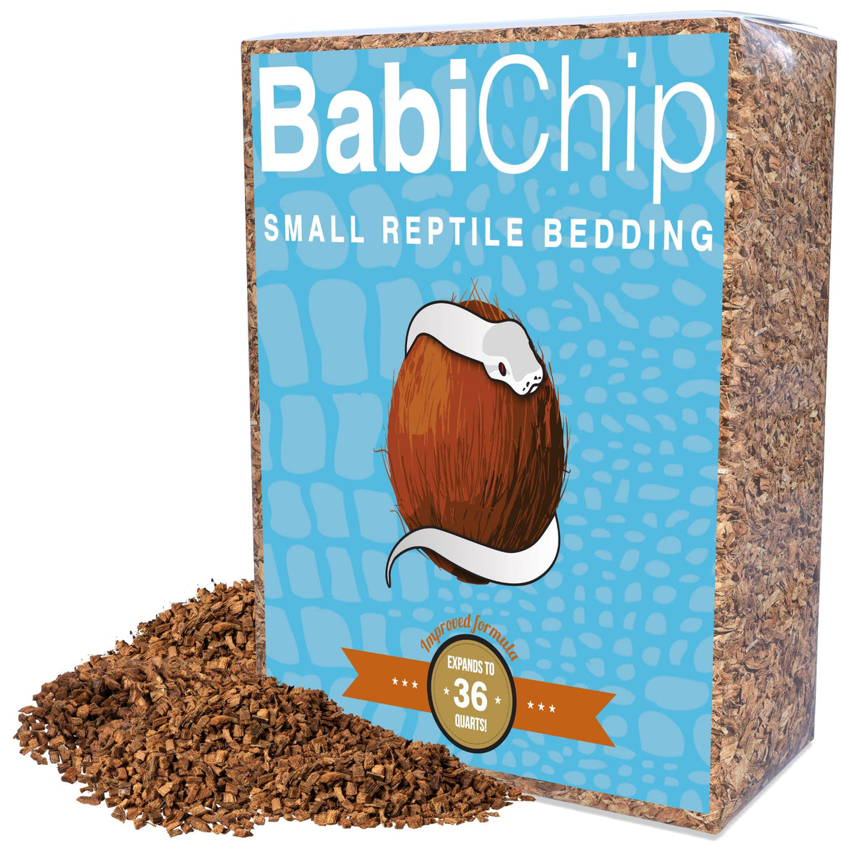 Reptichip BabiChip ready-to-use bedding simplifies enclosure setup for reptiles.