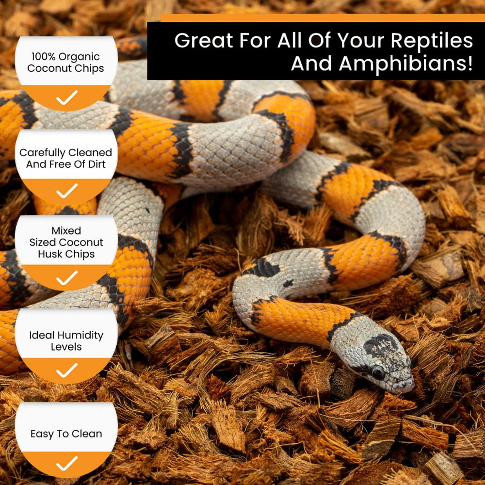 Reptichip Premium Coconut Substrate ready-to-use packaging for convenient reptile bedding.