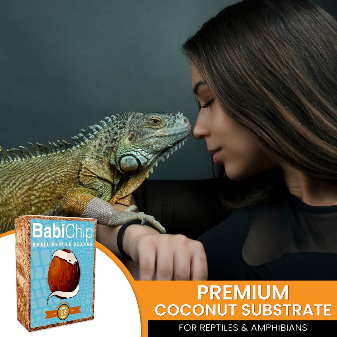 Reptichip Premium Coconut Substrate USA-processed dust-free bedding.