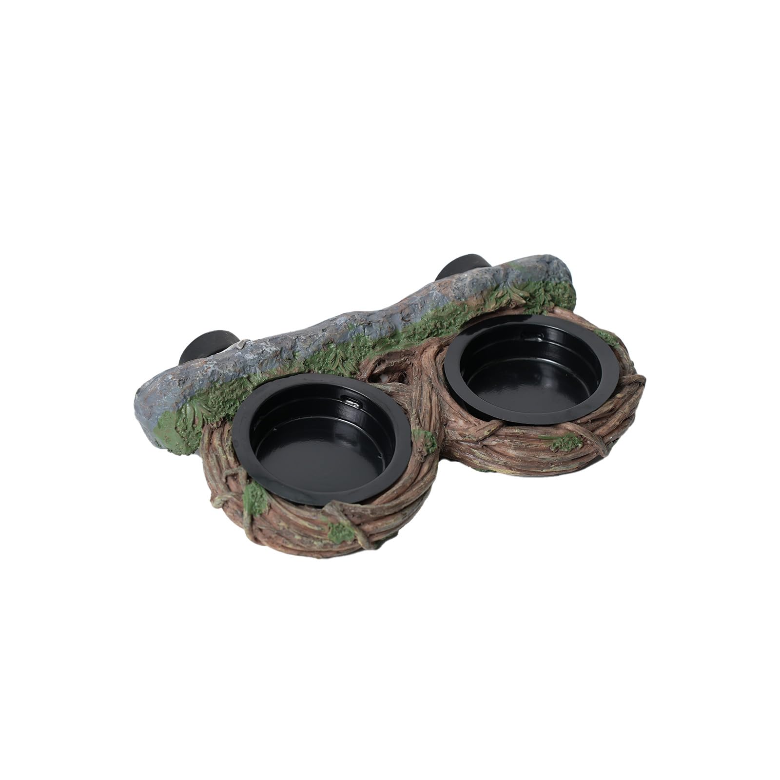 Repticircle feeding ledge magnets secure glass terrarium mounting for stable meals.
