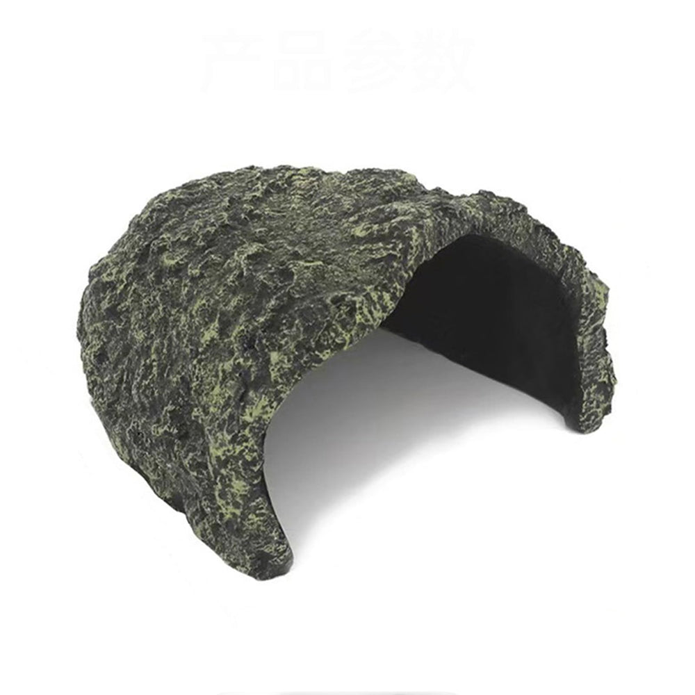 Repticircle large rock cave hideout exterior view showing secure reptile shelter