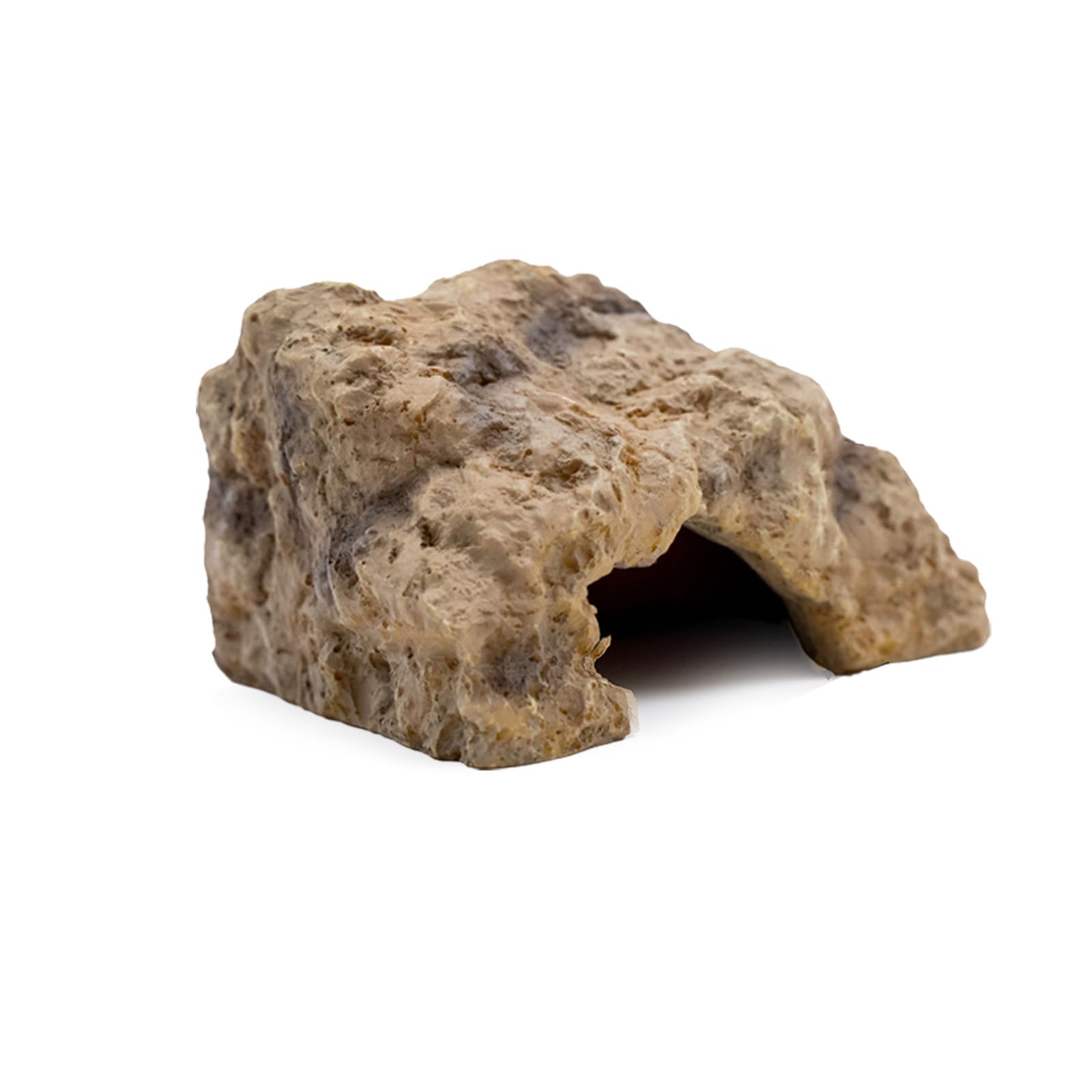 Repticircle reptile hide corner-fit blends with tanks, providing cozy corner shelter for reptiles.
