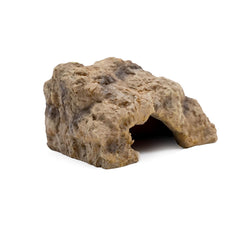 Repticircle reptile hide corner-fit blends with tanks, providing cozy corner shelter for reptiles.