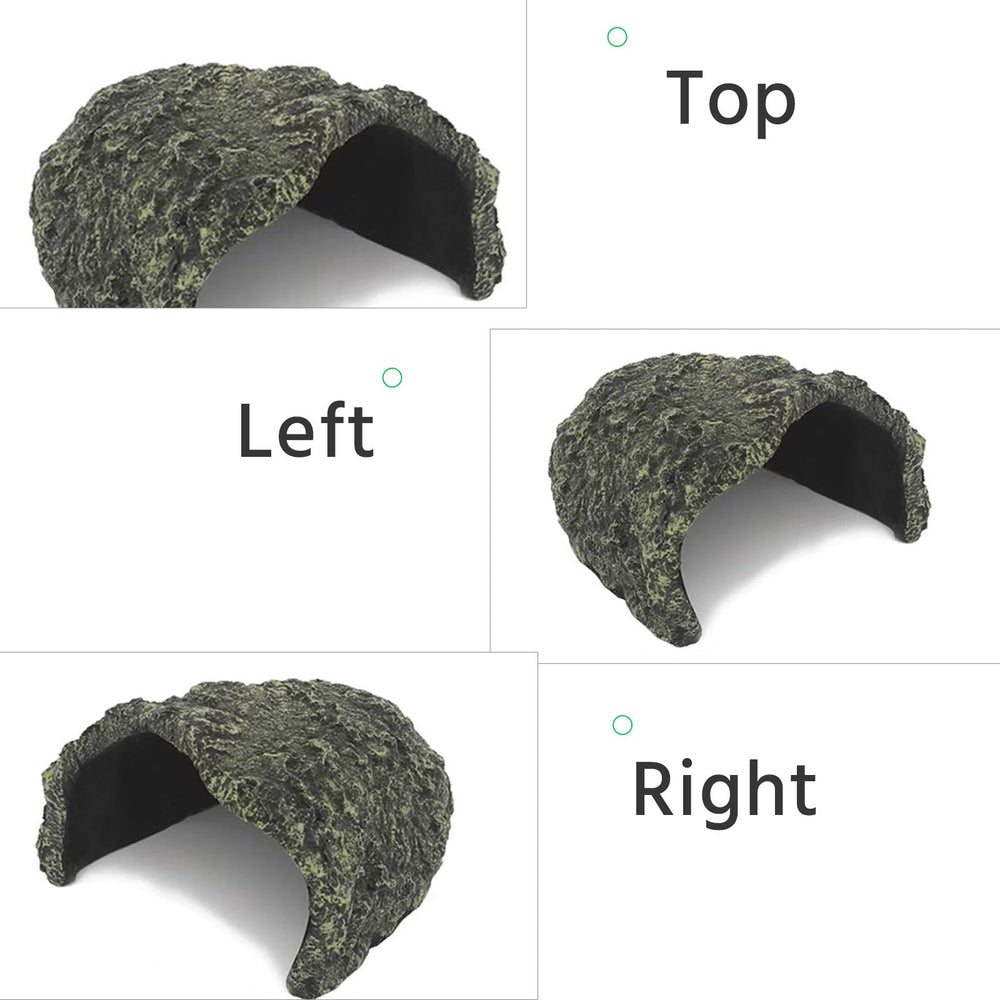 Repticircle large rock cave hideout in habitat with reptiles for shelter