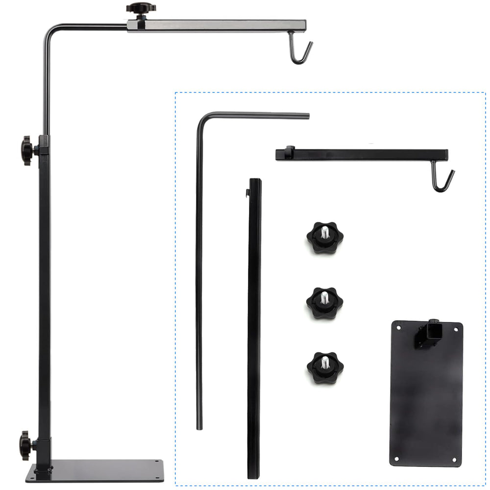 ReptiKing cord-management hooks keep cords away from the enclosure for safety.