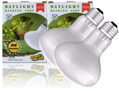 ReptiKing heat bulb 2-pack 75W for daytime basking cycles