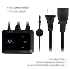 ReptiKing PID thermostat terrarium control enables steady heat without cycling.