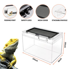 Reptile Growth explosion-proof PC base ensures a safe, sturdy enclosure.