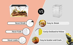 Reptile Growth terrarium ventilation mesh top supports healthy airflow.