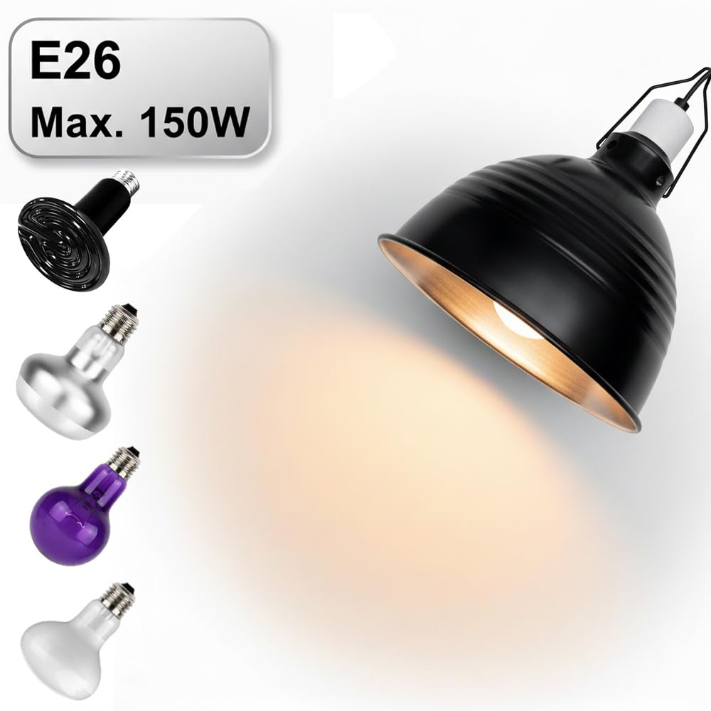 Reptilux fixture independent switch shown for easy on/off control
