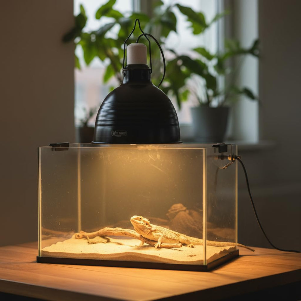 Reptilux terrarium setup demonstrates universal compatibility for multiple reptiles