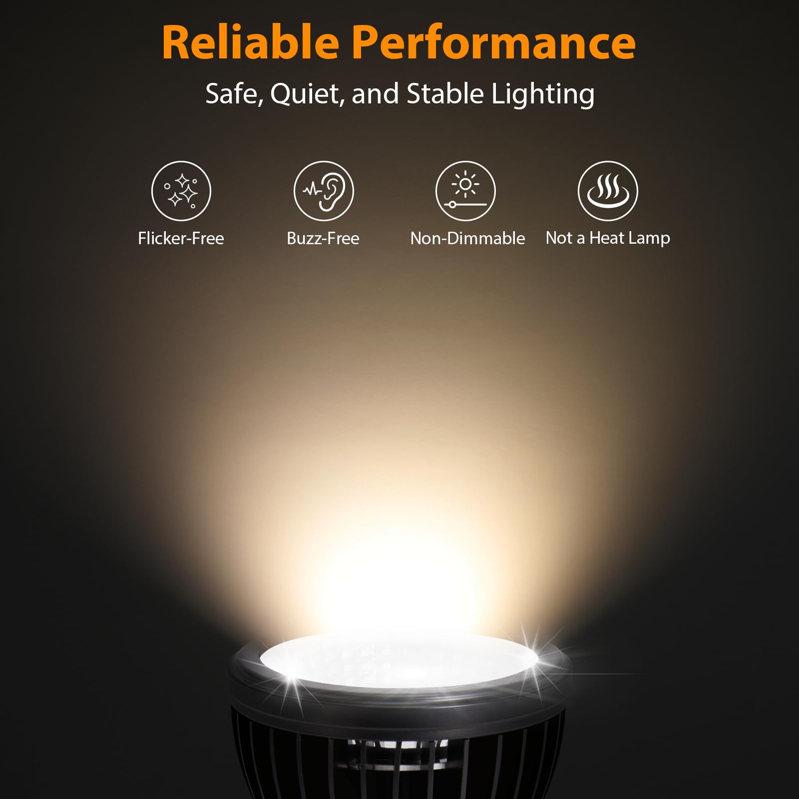 REPTITRIP aluminum-housing UVB light shows durable heat-dissipation for continuous reptile use