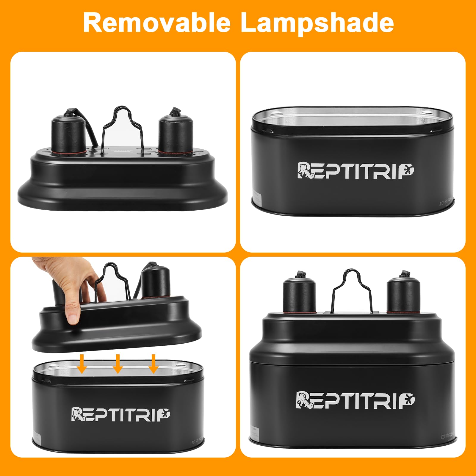 REPTITRIP temperature label turns red to indicate heat rise